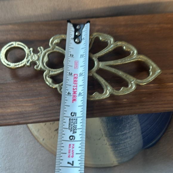 Brass Trivet Hot Holder 19th Century Antique Family Trea Pot Stand Victorian - Picture 5 of 5